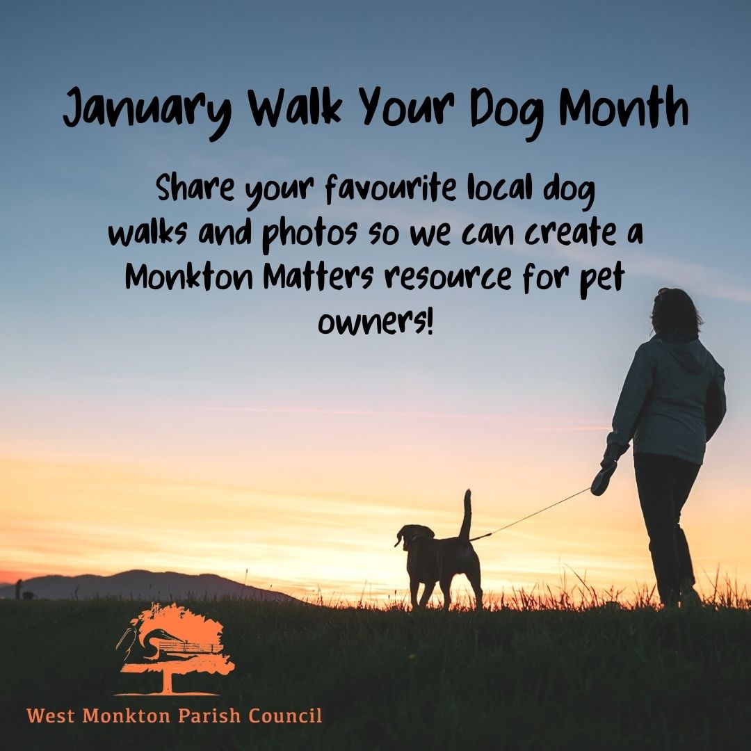 January Walk your Dog Month Post