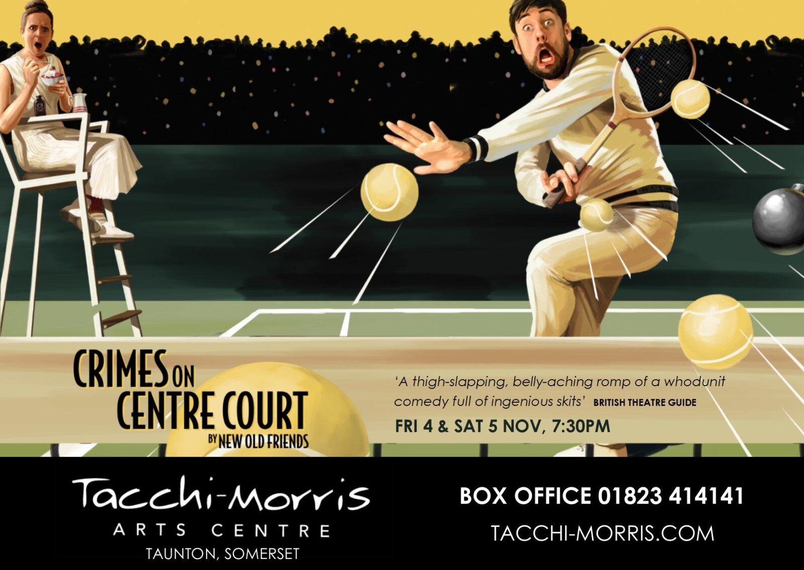 Crimes on Centre Court Half A5 Ad @2k Theatre Programme 300dpi