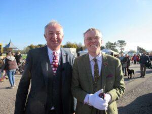 Colin Young Bargain Hunt expert (left) and Joseph Lewis Heritage Coordinator at Somerset Council (right) min