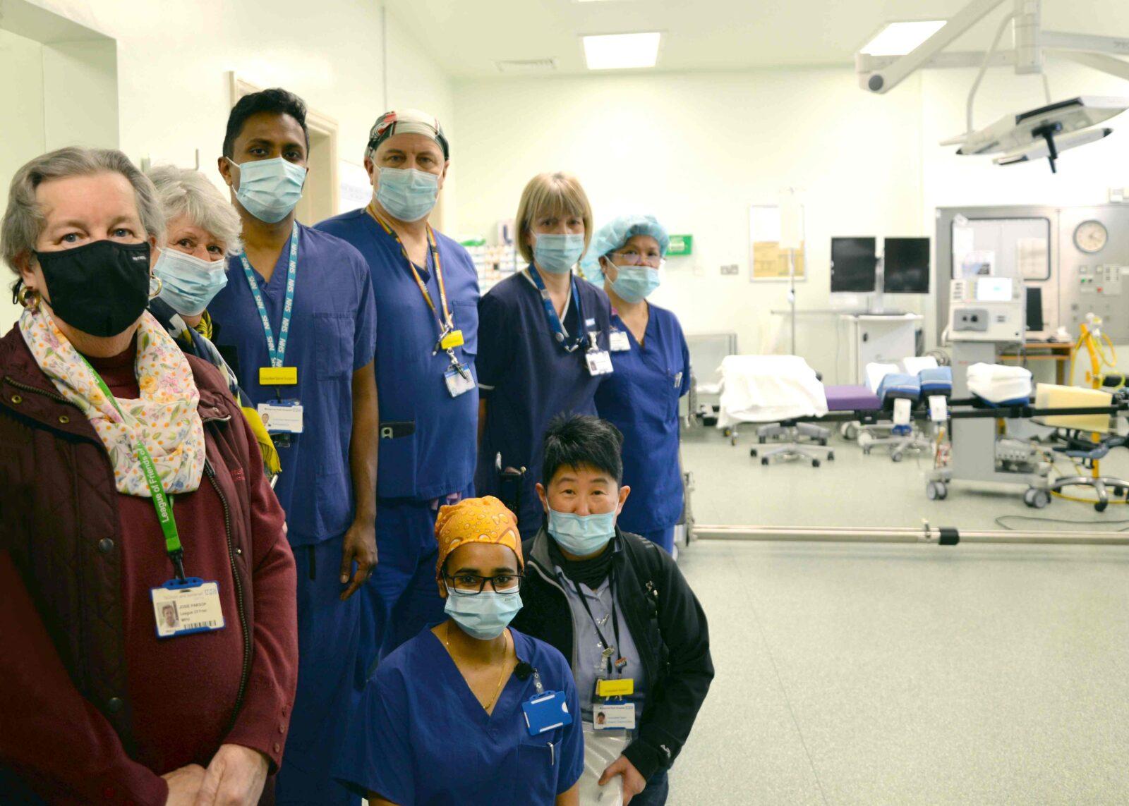 Friends' kind gift helps improve the safety of spinal procedures in Somerset