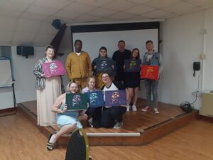 Lemn Sissay and members of SiCC and SLCC