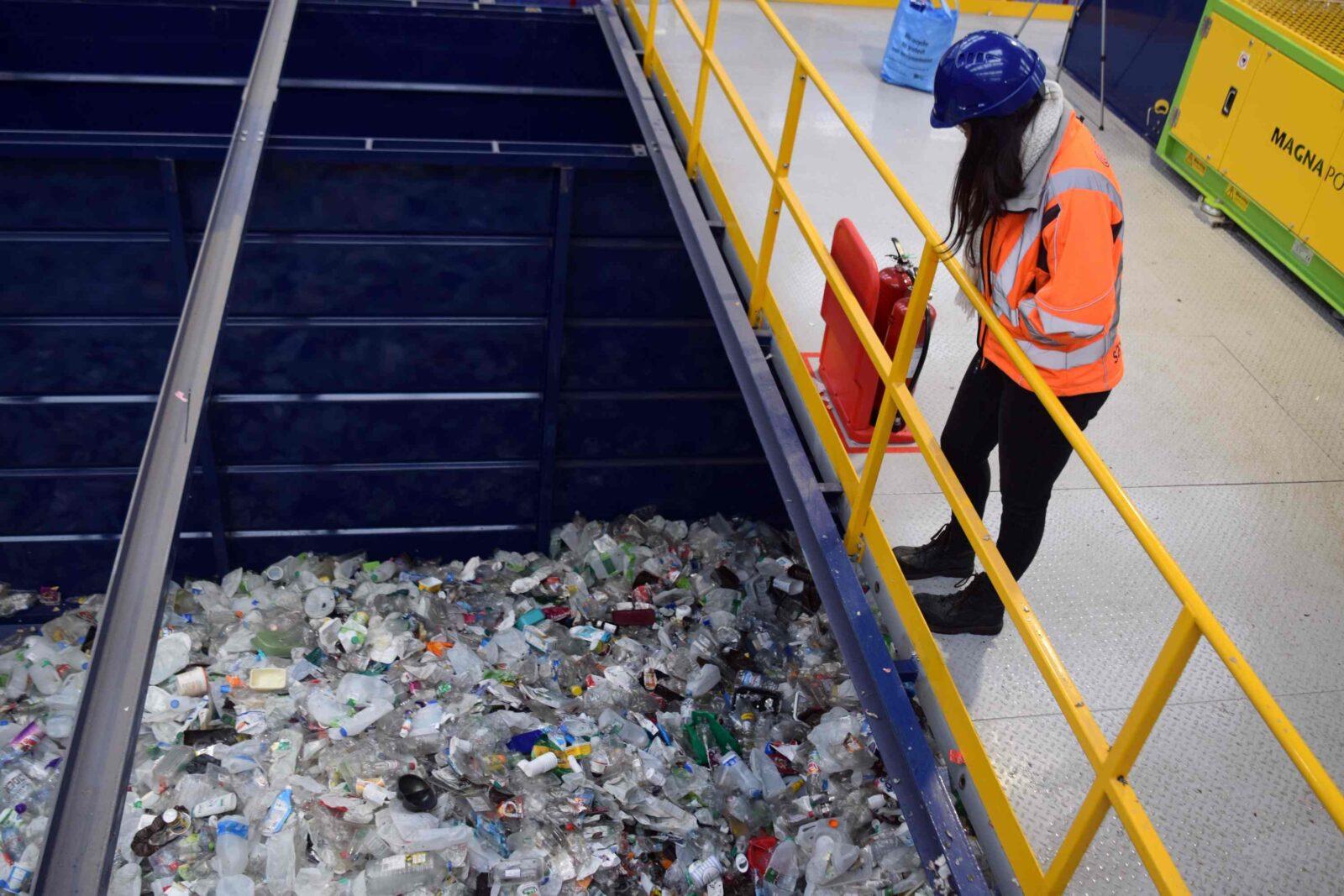 Looking at the plastic collected (002)