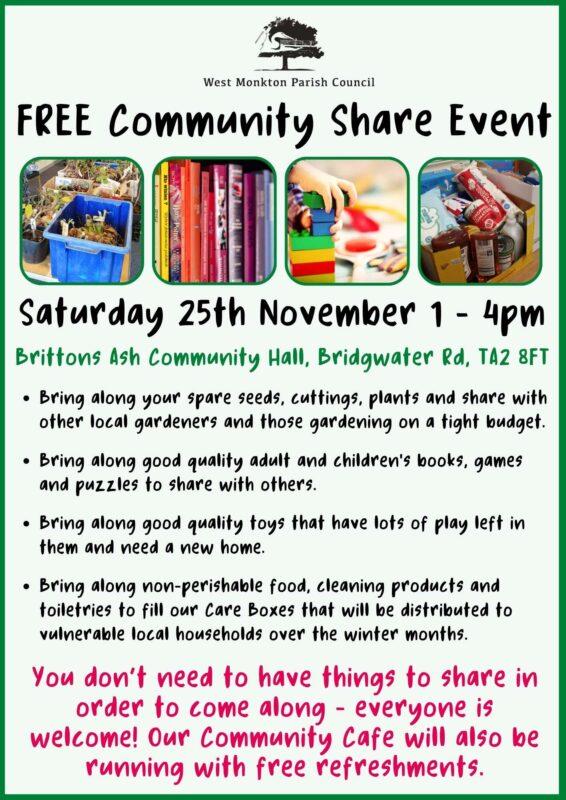Community Share Event WMPC