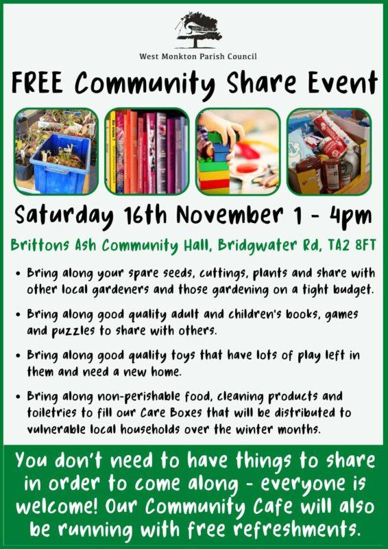 Community Share Event WMPC