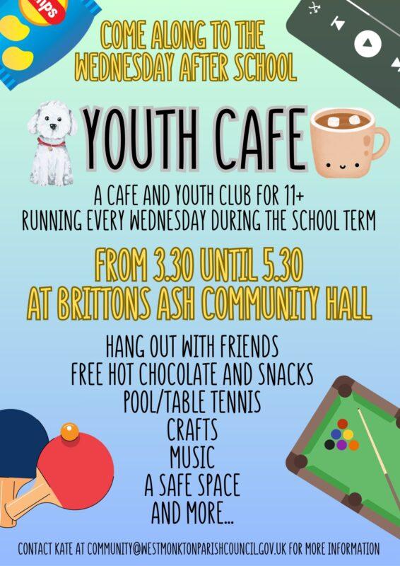 Youth Cafe new poster Autumn 2025