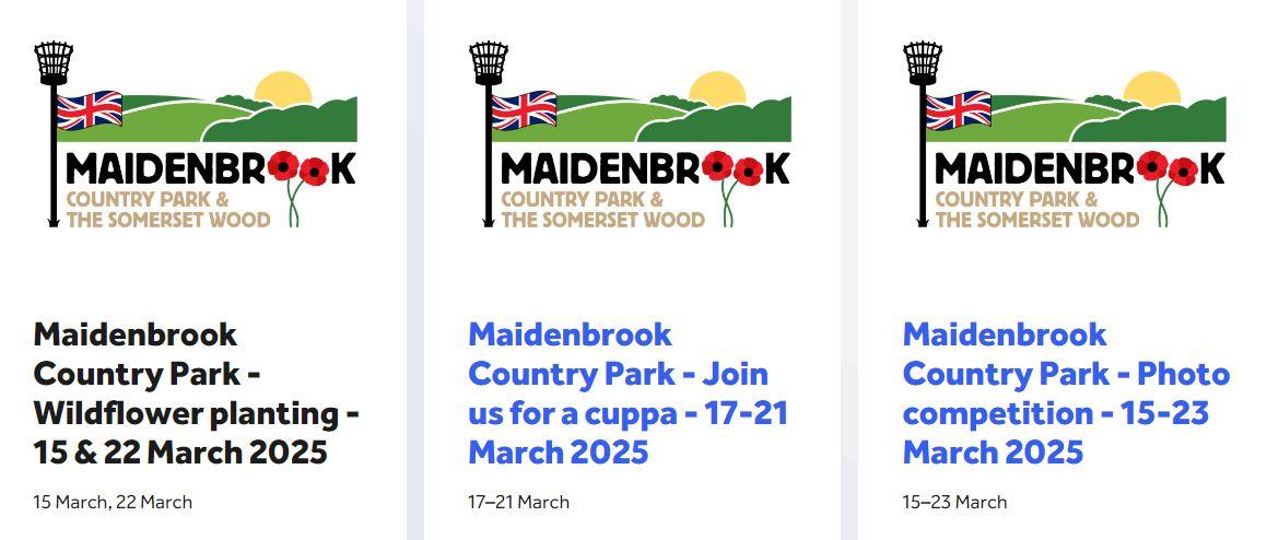 Country Park Lottery events March 2025