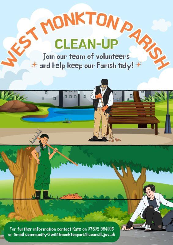 Join our team of volunteers and help keep our Parish tidy!
