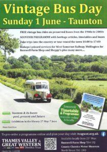 Taunton Vintage Bus Day - Sunday 1st June 2025