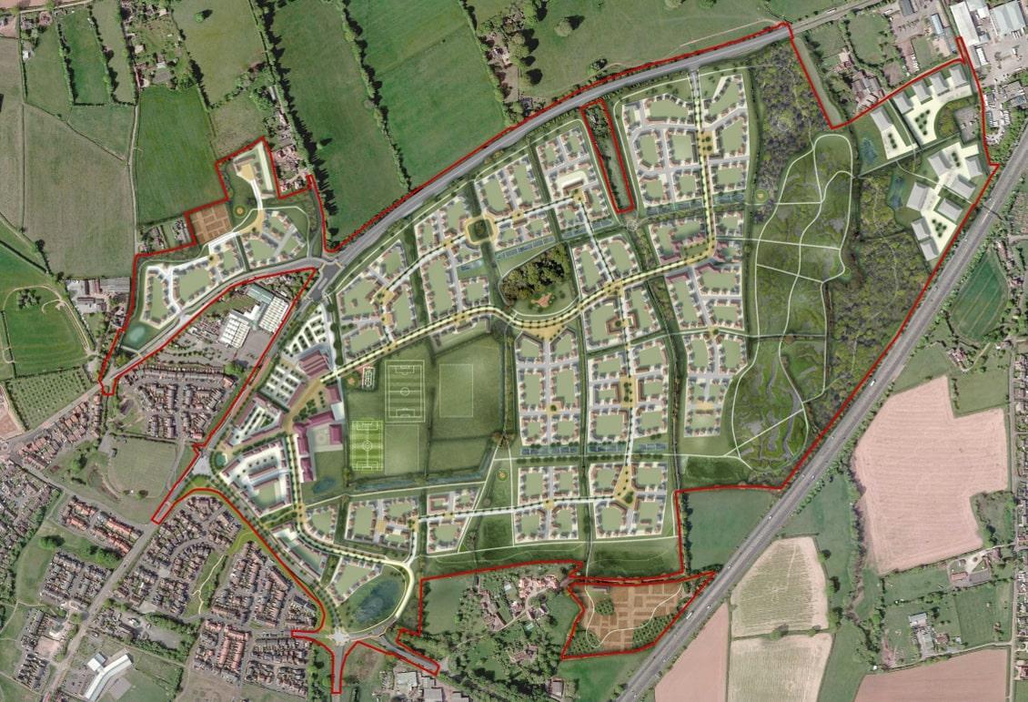 Monkton Heathfield 2 Development Map