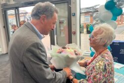 Incredible Mary walks entire length of Hadrian’s Wall for NHS charity at 90!