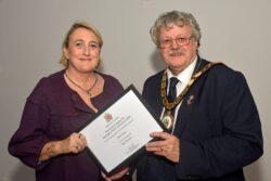 Kate Welsh received award