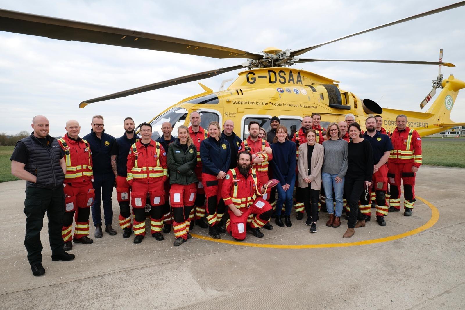 Maternity colleagues provide life saving training for the Dorset and Somerset Air Ambulance (1)