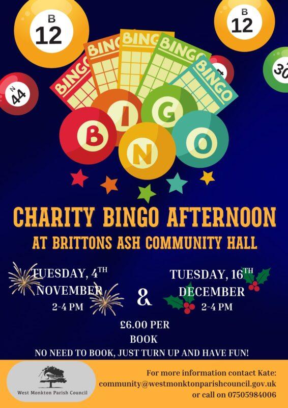 Bingo Nov and Dec 2025