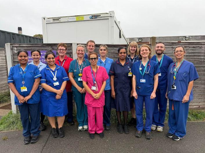 Musgrove Park team celebrates runners-up spot at neonatal care awards