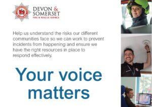 Devon and Somerset Fire and Rescue Service Community Risk Management Plan engagement survey