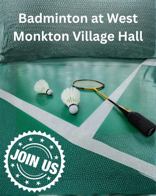 Badminton at West Monkton Village Hall