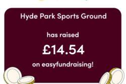easyfundraising - Hyde Park Sports Ground