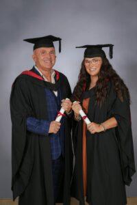 Father and daughter qualify as mental health nurses together