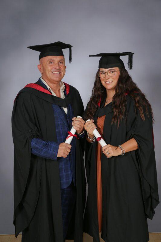 Father and daughter qualify as mental health nurses together