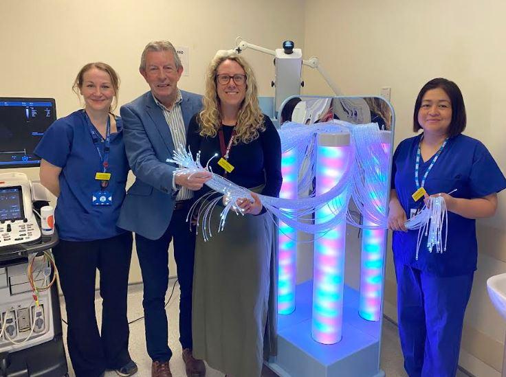 New sensory machine for paediatric cardiology at Musgrove Park Hospital