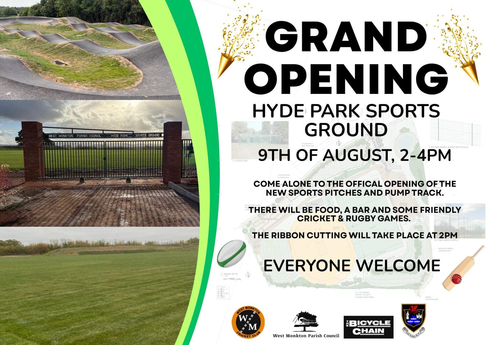 Grand Opening sports Pitches
