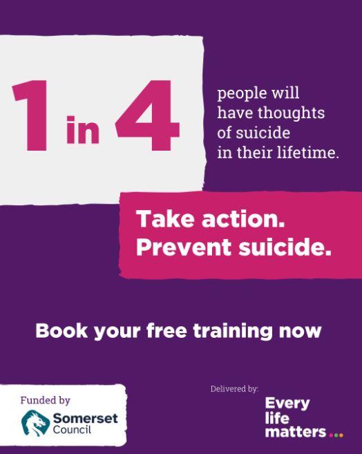 Every Life Matters Suicide Prevention Training Poster