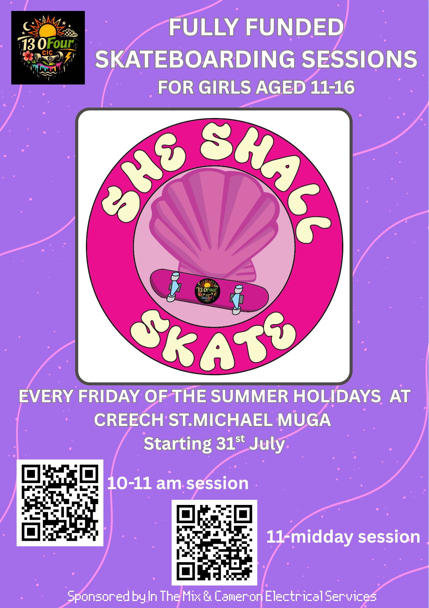 She Shall Skate Poster