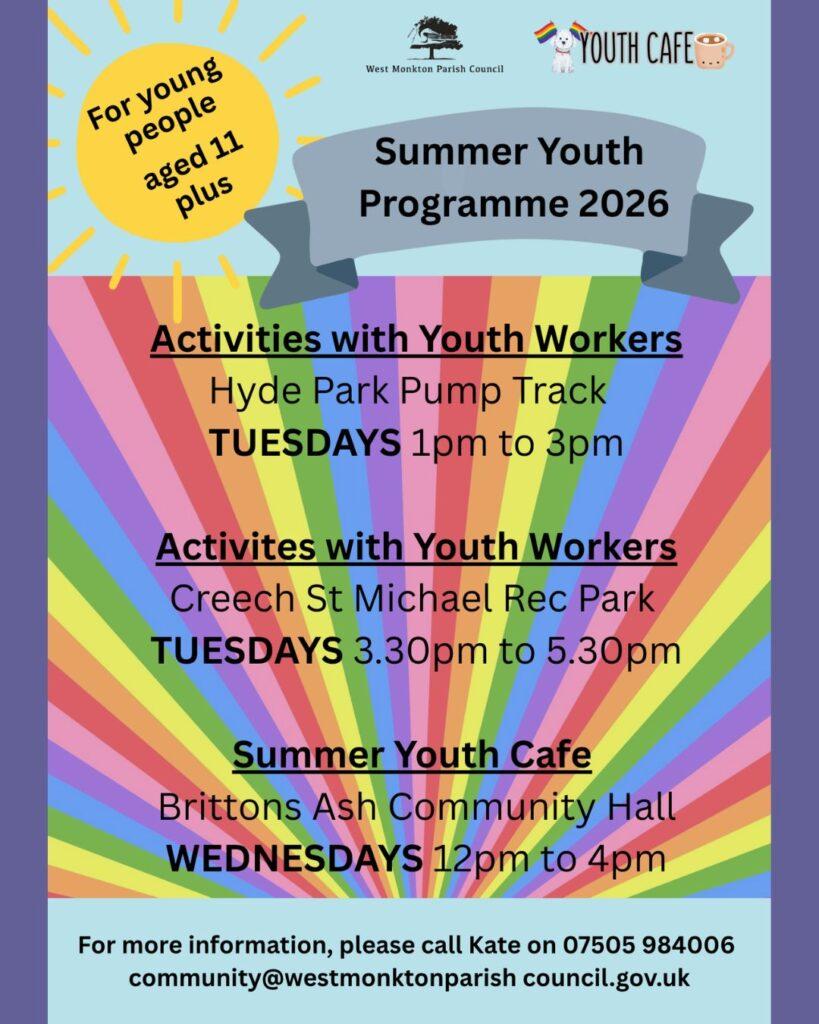 Summer 2026 Youth Activities