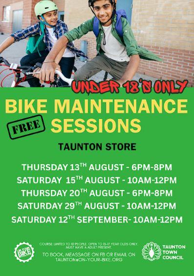 On Your Bike FREE Youth Bike maintenance sessions
