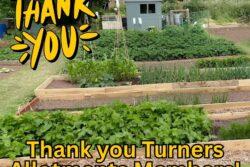 Thank you Turners Allotments Members!