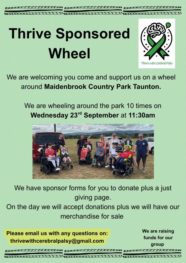 Thrive Sponsored Wheel poster