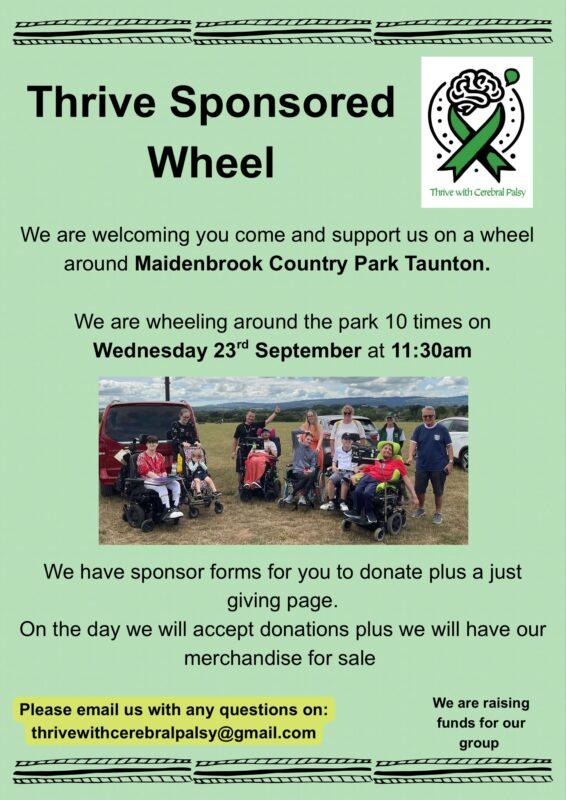 Thrive Sponsored Wheel poster